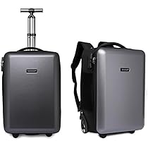 Amazon | [Waseang] 多機能 ハードシェル スーツケース バックパック