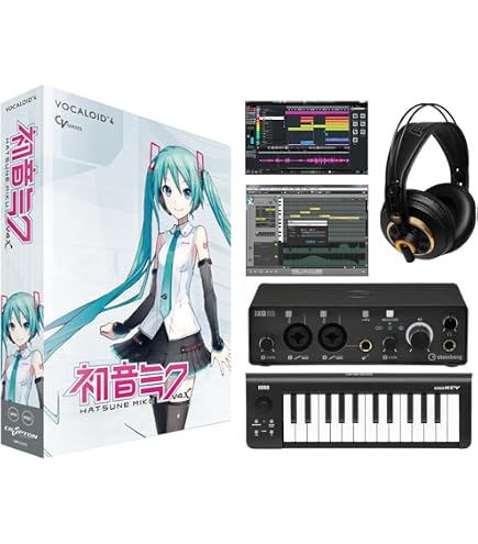 Amazon | CRYPTON MIKU V4XB ボカロ初心者スターターセット 英語追加 初音ミク フリュー 鏡音リン レン セット