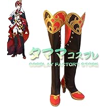 ツイステッドワンダーランド*リドル 寮服 コスプレ衣装+靴（ブーツ） Amazon.co.jp: リドル コスプレ靴 ツイステッドワンダーランド