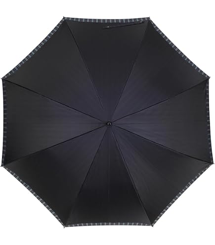 Amazon | 槙田商店 傘 メンズ 長傘 Tie 表 ストライプ × 裏 無地