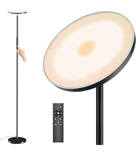 Amazon.co.jp: TROND LEDトーチエールフロアランプ、5000lm 調光機能