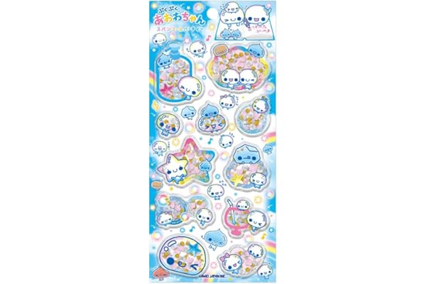 カミオジャパン ステッカー スパンコールパーティーステッカー あわわちゃん 230552