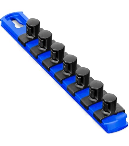 TEKTON Set Organizer Per Prese A 3 Rack Da 3/8 Di Pollice – Vassoio Portaprese Con Sistema Twist-to-Lock, 45 Strumenti, Colore Rosso, Modello OST16145 - 2