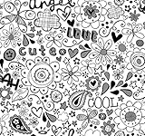 York Wallcoverings bs5416 Room to Grow Doodlerific壁紙、 BS5416 1