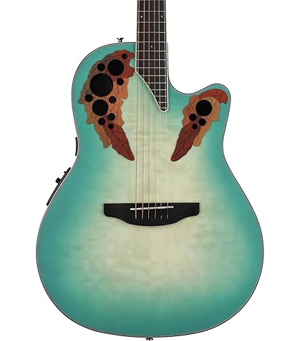 Amazon | OVATION CS24P ABLKW 2023 Limited Edition Celebrity Exotic