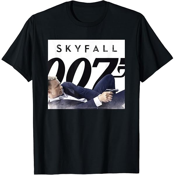 Amazon.co.jp: ジェームズ・ボンド 007 No Time To Die Tシャツ