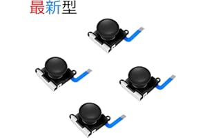 Switch用 NS Joy-con対応 Joy-Con for Switch ジョイコン 修理 コントロール 右／左 センサーアナログジョイスティック Joy-conスティック交換 修理パーツ4個 交換用パーツ Switch用 修理ツールfor ニ