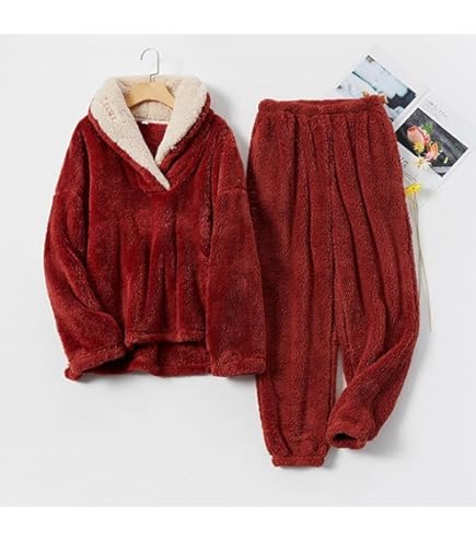 Amazon.co.jp: コーラルフリースパジャマ冬のレジャースイートホーム