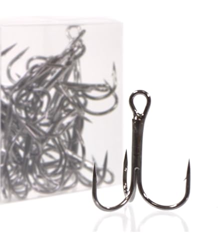 Amazon | 日本製 トレブルフック 縦アイ センターバランス【徳用