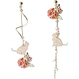 【Aruru de Ciel】(アルル ド シエル)ピアス 猫 薔薇 チェーン アクセサリー ファッション レディース
