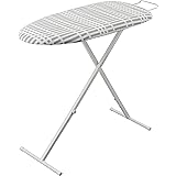 山崎実業(Yamazaki) 北欧風 おてがるプレス チェックグレー 約W80×D36×H52～77cm(使用時) 暮らしの定番 アイロン台 スタンド式 高さ調節可能 2844