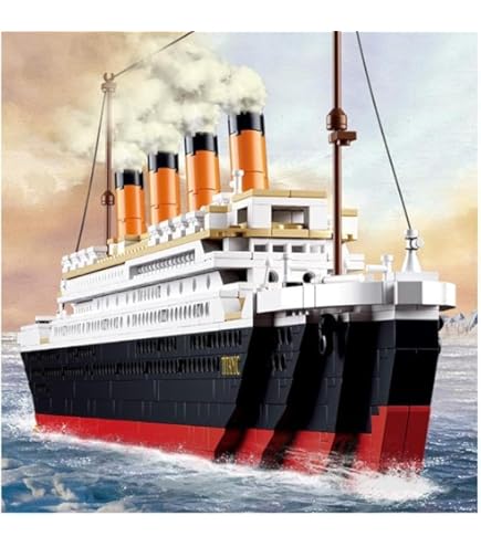 Amazon.co.jp: COBI ブロック タイタニック号 TITANIC 1/450