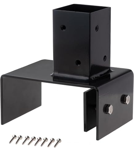 Amazon.co.jp: タカショー ラティス用柱固定金具15cmブロック用