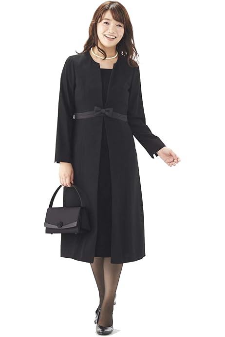 Amazon.co.jp: [レジーナポルテ] グログラン切り替えアンサンブル 7号  