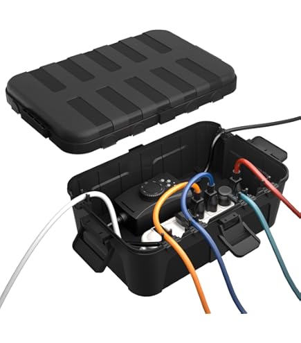 Amazon | GIZMAC コンセントボックス 屋外 電源 防水 ボックス 接続