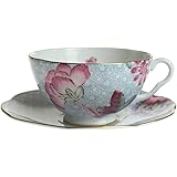 Wedgwood (ウェッジウッド) ハーレクイン カッコー ティーカップ&ソーサー ブルー【並行輸入品】
