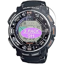 Amazon.co.jp: 3枚 VacFun ガラスフィルム ， CASIO カシオ PRO TREK  