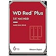 Western Digital ウエスタンデジタル WD Red Plus 内蔵 HDD ハードディスク 6TB CMR 3.5インチ SATA 5640rpm キャッシュ128MB NAS メーカー保証3年 WD60EFZX-EC