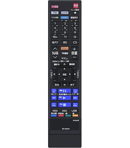 Amazon | ブルーレイリモコン SE-R0467 for 東芝 レグザリモコン