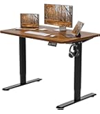 Amazon | Anovara 昇降デスク 電動昇降式テーブル (ウォールナット