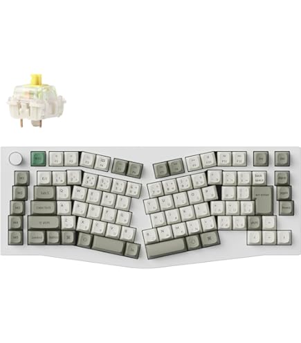 Amazon | EPOMAKER Feker Aliceレイアウト ゲーミングキーボード