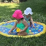 噴水おもちゃ　水遊び　プレイマット　噴水プール　噴水シャワー　インフレータブル式　屋外　スプレー　芝生遊ぶ　夏の日 海底世界　子供用