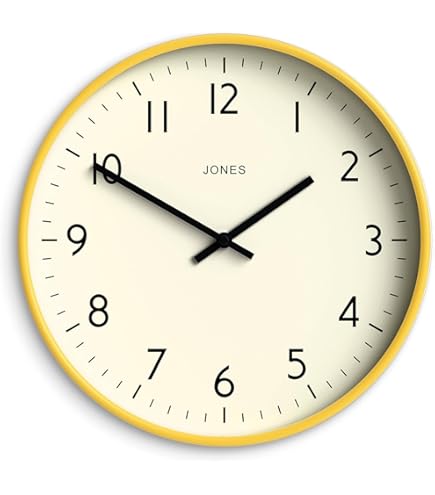 Amazon.co.jp: JONES CLOCKS® スタジオ壁掛け時計 | モダンな