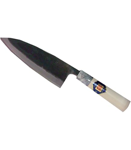 Amazon.co.jp: 出刃包丁 5寸 150mm 青紙 青鋼 中川作 中川悟志  