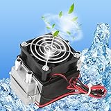 Yosoo 12V 240W 電子半導体冷凍 DIY 空冷システム 熱電ペルチェ 冷凍器 放熱器 半導体冷却システムキット 冷却器 伝導モジュール ファン 冷凍器…