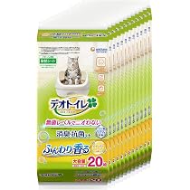 Amazon | デオトイレ 消臭・抗菌シート ナチュラルソープの香り 猫用