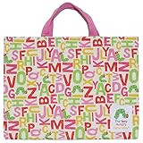 2017年 春物 はらぺこあおむし レッスンバッグ ＢＡＧ THE WORLD OF ERIC CARLE ピンク◇30×40cm