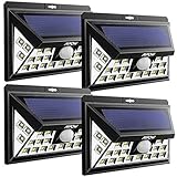 Mpow ソーラーライト センサーライト 24 led 3つ点灯モード 防水 屋外ライト 玄関ライト 防犯ライト 人感センサー 屋外照明 太陽発電 自動点灯 防犯用 玄関 庭 駐車場 ガレージ 防災ラ