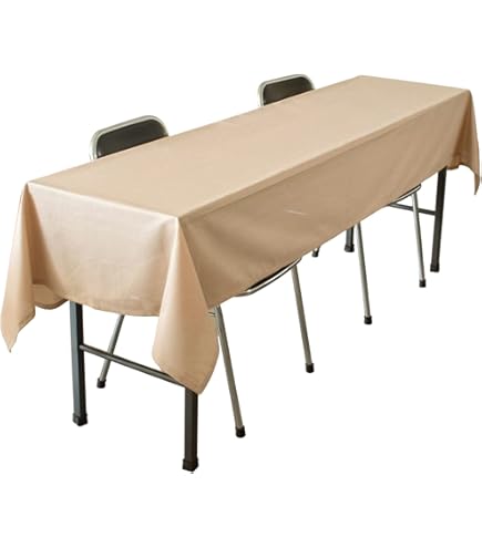 テーブルクロス 長方形 撥水加工 無地 汚れ防止 130x180cm ベージュ Amazon｜テーブルクロス 長机用 (日本製 / 120×240cm) 撥水加工