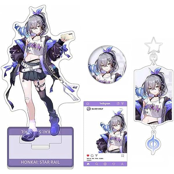 Amazon.co.jp: [JENUEKA] 銀狼LV.999 キーホルダー 崩壊スターレイル
