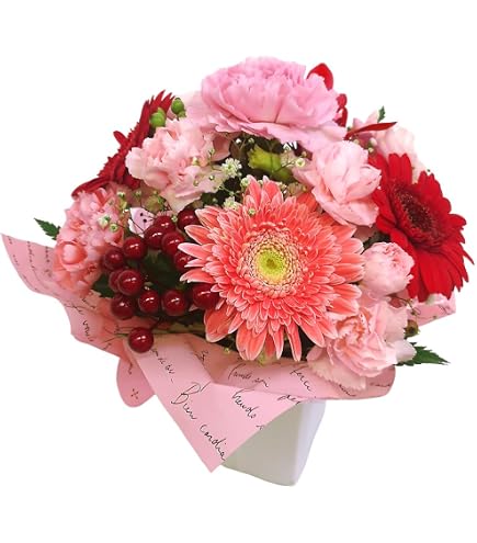 Amazon｜[Flowerfarm(フラワーファーム)] 花 花束 生花 フラワー