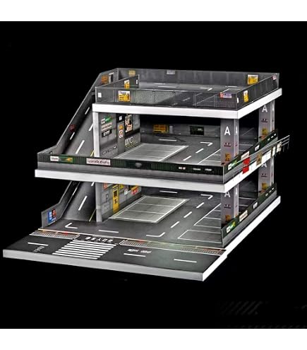 Amazon.co.jp: MoreArt 1/64 マクドナルドドライブスルー 駐車場付き