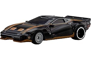 ホットウィール(Hot Wheels) ポップカルチャー クアドラ ターボ-R V-テック 乗り物おもちゃ ミニカー 3歳から ブラック JBL57