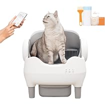 Amazon | VERILADY 猫 トイレ 自動トイレ 自動清掃 脱臭抗菌 センサー