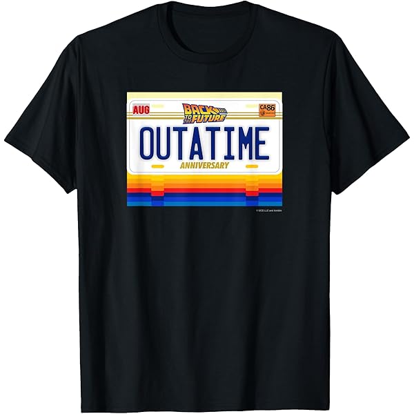 Back To The FutureドクTシャッツ青 BACK TO THE FUTURE / バック・トゥー・ザ・フューチャー / T