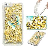 NEXCURIO アップルアイフォンシックス iPhone 6S 6 ケース 【流砂】 4.7インチ専用 衝撃防止 【強化ガラス液晶保護フィルム贈呈】 TPUソフトシリコンケース 保護シェル 超薄型 