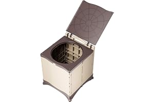 簡易トイレ 携帯トイレ 防災用品 非常用携帯トイレ 折りたたみ式 軽量 耐荷重150kg カバー付き携帯トイレ 多機能 椅子や収納ボックスとしても使える 折りたたみトイレ ゴミ箱 車用トイレ、仮設トイレ、簡易組立便座、アウトドアキャンプ家庭旅行アウト