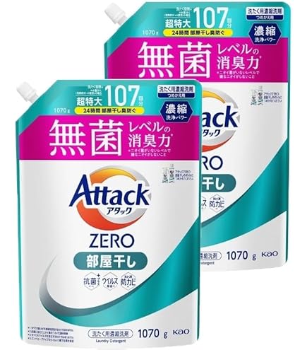 Amazon | アタックゼロ 部屋干し 詰め替え用 大容量 業務用 液体洗剤