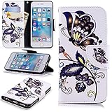 Lomogo iPhone6Sケース/iPhone6ケース 手帳型 耐衝撃 レザーケース 財布型 カードポケット スタンド機能 マグネット式 アイフォン6S/6 手帳型ケース カバー 人気 - LOB