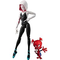 スパイダーマン：スパイダーバース SVアクション スパイダー・グウェン＆スパイダー・ハム ノンスケール ABS＆PVC製 塗装済み完成品 アクションフィギュア