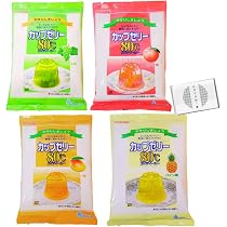 Amazon.co.jp: カップゼリー80℃ 全4種類（各100g×2袋） 定番アソート