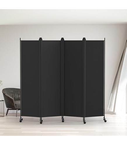Amazon｜HIDODO パーテーション 4連タイプ間仕切り 高さ178cm 幅223cm