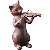 東洋石創 動物オーナメント バイオリン ねこ 11021