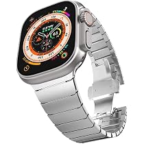 Amazon.co.jp: HAKLA ステンレススチール リンクブレスレットバンド