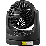【節電対策】 アイリスオーヤマ(IRIS OHYAMA) 扇風機 卓上 マカロンmini マットデザイン 左右首振り 静音 コンパクト TAF-MKM10-B ブラック