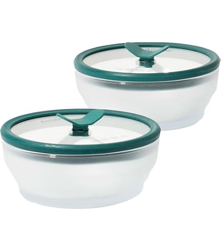 Amazon｜Anyday 電子レンジ調理器具&ガラス食品保存セット ガラス蓋